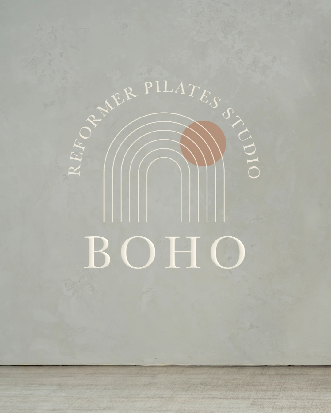 Boho Reformer Pilates Studio logója – logótervezés