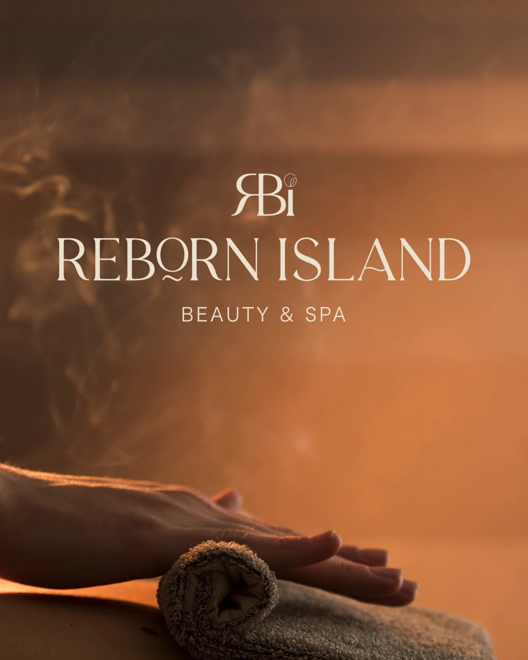 Reborn Island Beauty & Spa logója – logótervezés